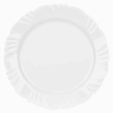 Imagem de Prato Raso Opaline Pétala branco Duralex Nadir Figueiredo