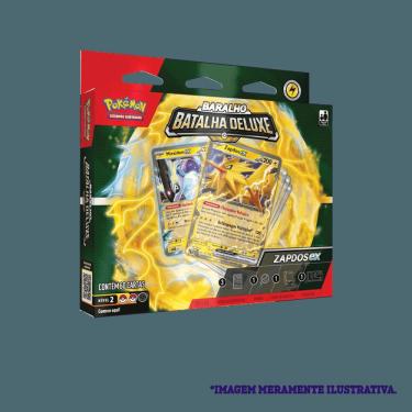 Imagem de Baralho De Batalha Deluxe Pokémon Tcg Zapdos Ex - Copag