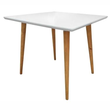 Imagem de Mesa De Jantar Retangular 120cm 4 Lugares Veneza C14 Branco