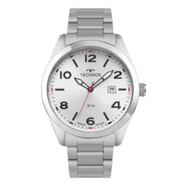 Imagem de Relógio Technos Masculino Militar Prata - 2115TYP/1K-Masculino