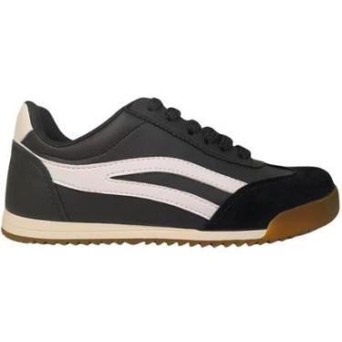 Imagem de Tênis Infantil Menina Escolar Feminino Esportivo Confortável Camurça Juvenil Leve Flexível Macio-Feminino