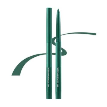 Imagem de ONarisae lápis delineador de olhos retrátil delineador cremoso pigmentado à prova de manchas verde escuro