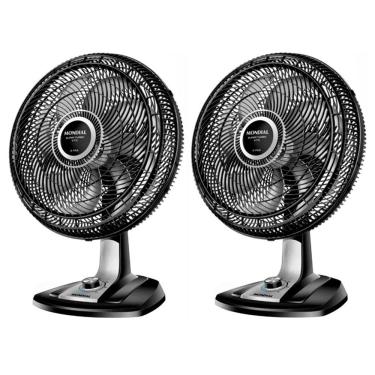 Imagem de Kit 2 Ventilador de Mesa Mondial 8 Pás VTX-40-8P Super Power 220V