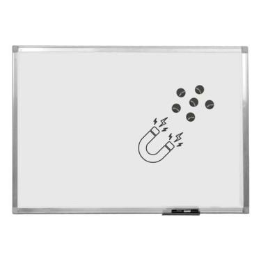 Imagem de Stalo Quadro Branco Magnético Com Moldura De Alumínio Standart 90cm X 