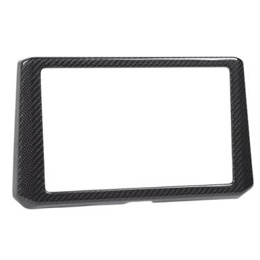 Imagem de Painel Tela Tela Guarnição Elegante Seco Fibra De Carbono Painel Touch Screen Bezel Guarnição Substituição para GR 2023-2025