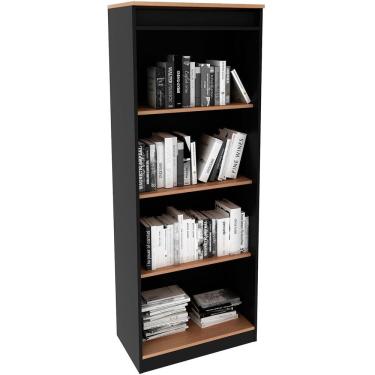 Imagem de Estante Armário Alta Livreiro Multiuso Office 4 Prateleiras