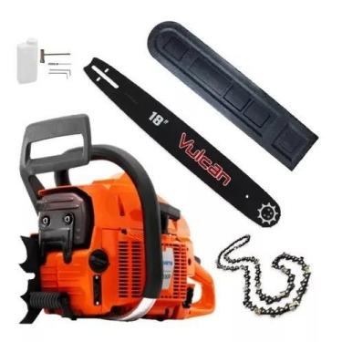 Imagem de Motosserra Á Gasolina 2t 55cc 3,00hp Motoserra Profissional VSL550 Cor