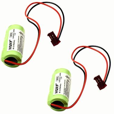 Imagem de HQRP Pacote com 2 baterias de luz de saída de emergência compatíveis com Lithonia ELB1P201NB ELB1P201N2 ELB1P2901N ELB1P201N ANIC1493 Lithonia 1009S00-MZ ELB0320 Grainger 4WT20 OSA212 NIC1166 9 EBE-3