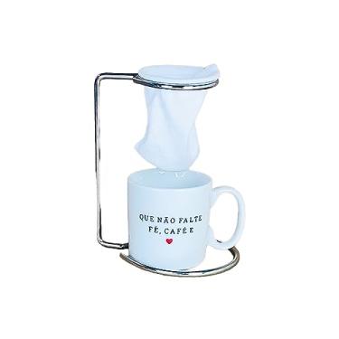 Imagem de Felicidade Caneca com Coador