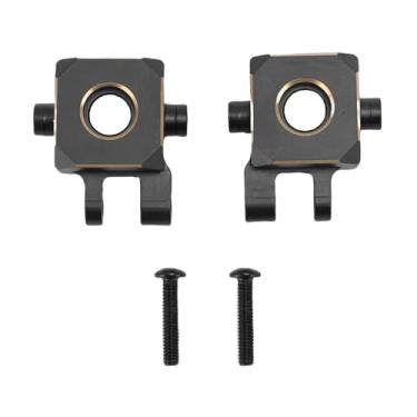 Imagem de RC Direção do Eixo Dianteiro Knuckles, Brass de Serviço Pesado RC Direção Knuckles Par e Copos para Atualizações de Carros de Rastreamento de 1/18