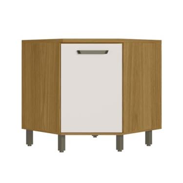 Imagem de Poliman - Balcão Canto Criare com Tampo 1 Porta Poliman