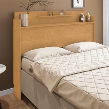 Imagem de Cabeceira De Casal Com 2 Prateleiras Cristais Naturalle