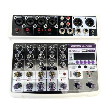 Imagem de Mesa de Som 6 Canais C/ Interface de áudio ST-6DSP Waldman