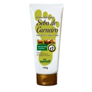 Imagem de Creme Hidratante Sebo de Carneiro com Óleo de Argan e Cacau 190g - Api