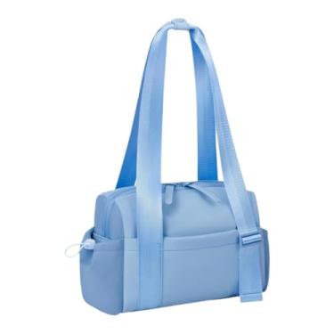 Imagem de menolana Bolsa de ginástica resistente à água, bolsa de viagem para natação, mulheres, dança, encontros, esportes, Azul