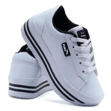 Imagem de Tênis feminino casual para dia a dia leve macio confortável salto plat