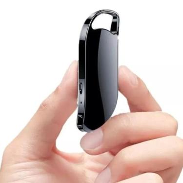 Imagem de Mini Gravador Voz Chaveiro Espião 32gb - Genérica