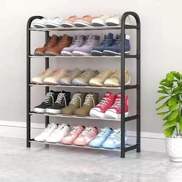 Imagem de Sapateira 4 5 Andares Desmontável Organizador De Tênis 8 Pares(5 andar aleatória,2pcs)