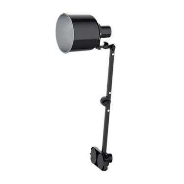 Imagem de Generic Suporte para lâmpada de répteis, cabeça única, flexível, conveniente, suporte de luz para gaiolas e chocadeiras