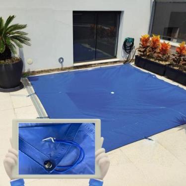 Imagem de Capa Piscina 500 Micra 7,5X4,50 Standard Pvc Acquacapas+Kit