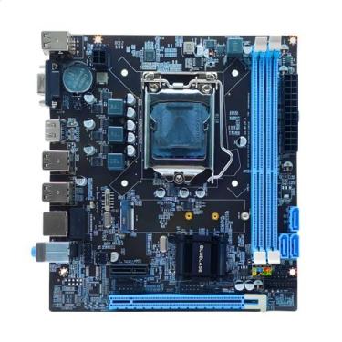Imagem de Placa-Mãe H61, Bluecase, Intel LGA1155, mATX, DDR3, M.2, NVMe, Gigalan