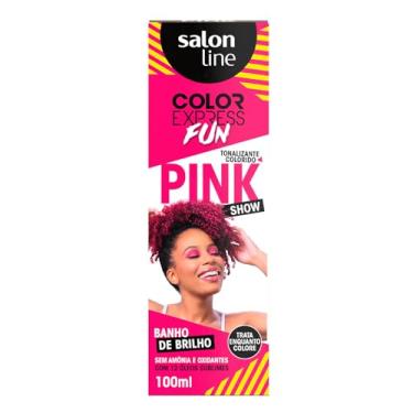 Imagem de Salon Line, Tonalizante, Color Express Fun, Pink Show, Trata e Colore - Todos os Tipos de Cabelo, 100 ml