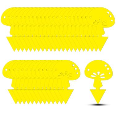 Imagem de 36 peças armadilhas pegajosas para moscas de frutas, armadilhas para mosquitos, mosquitos, mosquitos, mosquitos, insetos voadores, plantas domésticas, presentes