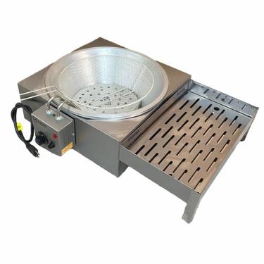 Imagem de Fritadeira Tacho Elétrica Sebem 3 Litros 2500W 127V com Escorredor Embutido STEC7