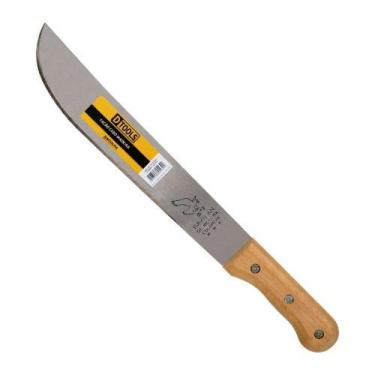 Imagem de Facão 16'' Cabo Madeira Aço 1074 - Dureza 50 HRC - Espessura 2,0mm - D