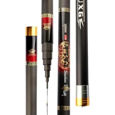 Imagem de Varas De Pesca Extra Long Hand Pole Fibra De Carbono Telescópica Ultra-dura Vara De Pesca 8m- 15m Vara De Pesca De Água Doce, 9m