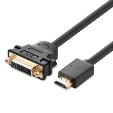 Imagem de Cabo Adaptador HDMI Macho para DVI 245 Fêmea Ugreen 20136