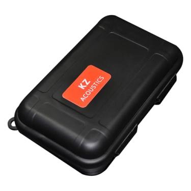Imagem de QZXYHYN Caixa de armazenamento para fone de ouvido, caixa protetora à prova de poeira e umidade, capa de fone de ouvido para fone de ouvido, cabo de conversão, cartão de memória SD, chips de câmera