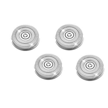 Imagem de Lâmina de substituição de cabeça de barbear compatível com navalhas elétricas Skull Shaver Pitbull, Butterfly Kiss e Palm Electric Razors, 4 peças