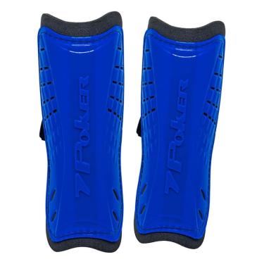 Imagem de Caneleira de Futebol Poker Defend Com Tornozeleira - Par