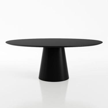 Imagem de Mesa de Jantar Cone Oval 180x100 cm Laca - Linn Design Decor