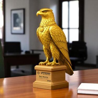 Imagem de Troféu e escultura Arquétipo Águia - Força e Excelência - 4 Dimension,