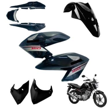 Imagem de Asa do Tanque Cg Fan 160 modelo 2016 até 2021 Par de Complementos Para