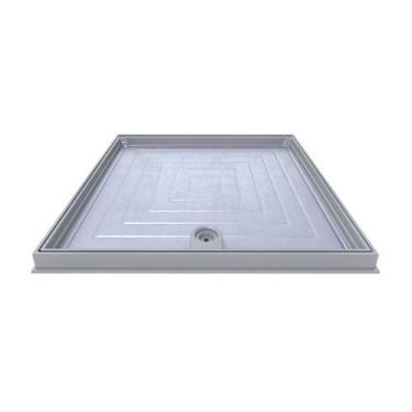 Imagem de Tampão Articulado C Rebaixo Passagem Inspeção Cinza 60x60cm - Shopmast