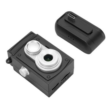 Imagem de Zyyini Keychian Vintage Câmera Digital, 2MP 1080P HD Gravação Retro Com Bateria Handle Micro Câmera de Vídeo Camcorder para Vida Viagem Estudo Fotografia