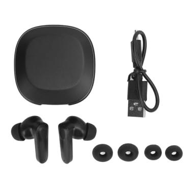 Imagem de HEEPDD Feardbuds de Tradução, 74 Idiomas e 70 Acentuos de Ruído Multifuncional Cancelamento de Fones de Ouvido Portátil Tradução Sem Fio Os Fones de Ouvido Com Aplicativo para Música (Preto)