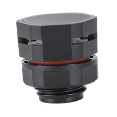 Imagem de Fenteer Parafuso de respiro para ventilação de ar M12x1,5 Nylon à prova d'água Controle de umidade e pressão Fácil de usar Plugue de ventilação Parafuso, Preto