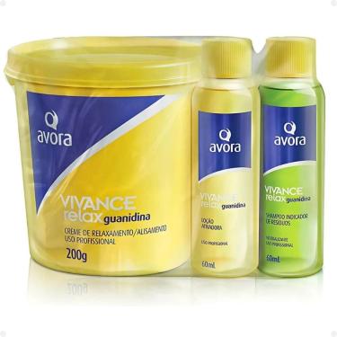 Imagem de Avora Vivance Relax Kit Econômico Guanidina Relaxamento/alisamento