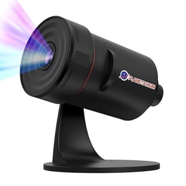 Imagem de Projetor Galaxy atualizado – Projetor de estrela, estilo telescópio, projeção mais nítida e mais ampla, ruído branco e temporizador calmante, ideias de presente para quarto e sala de estar (preto)
