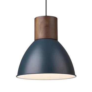 Imagem de Luminária pendente ELYONA Modern para Kitchen Island Wood Metal, 110V