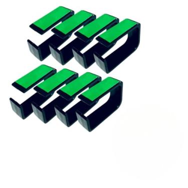 Imagem de Passa fio Kit Organizador De Cabos para Esconder Fios embaixo de Mesa Setup(Preto,16 peças)