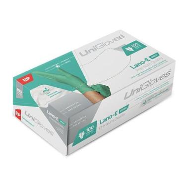 Imagem de Luva de Procedimento Látex Lano-E cx c/ 100 - Unigloves, G