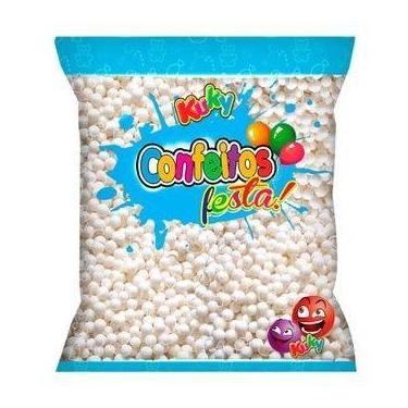 Imagem de Bolinhas De Açucar Confeito Festa Coco 500g - Kuky