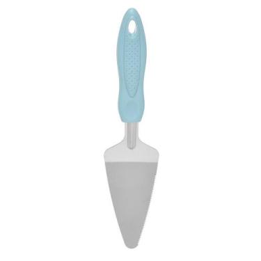 Imagem de Espátula Para Bolo Linha Luxo 25cm Prática Cozinha - Univendas, Azul