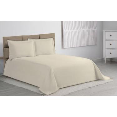 Imagem de Colcha Cobre Leito King Size 3 Pçs Piquet Favinho - RAFALORO ENXOVAIS,