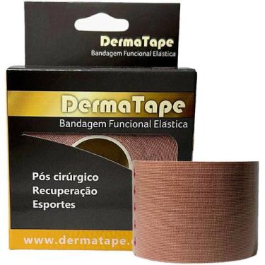 Imagem de Bandagem Elástica Kinesio DermaTape - 5m x 5cm - Bege